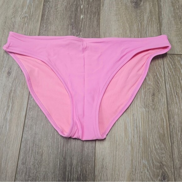 Aerie Pink Full Coverage Bikini Bottom Breifs Swim Separates Women's Medium - Picture 3 of 7